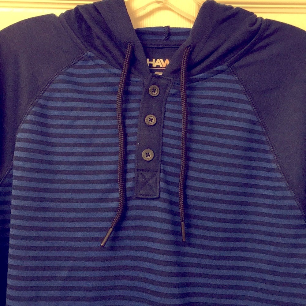 NWOT Tony Hawk Blue Stripe Sweatshirt Hoodie